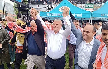 Seki Yağlı Pehlivan Güreşleri'nde ağalık ihalesini Ramazan Sarıca kazandı