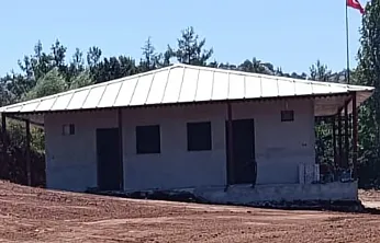 Seydikemer Çobanisa Mahallesi'nde mescid ve gasilhane inşaatında sona gelindi