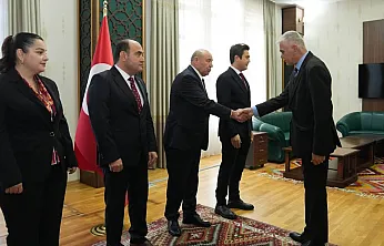 Seydikemer'de Cumhuriyet Bayramı tebrikleri Kaymakamlık makamında kabul edildi