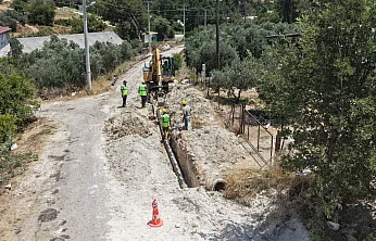 Seydikemer Gölbent'te İçme Suyu Altyapısı yenileniyor