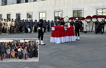 Silahlı saldırıda şehit olan polis için Ankara Emniyet Müdürlüğünde resmi cenaze töreni düzenlendi