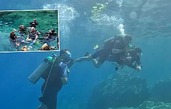 Su altının renkli dünyası, Marmaris'e dalış turizmiyle hayat veriyor