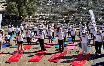 Tarih ve Spor Bir Arada: Ortacalı Gençler Kaunos Antik Kenti'nde Buluştu