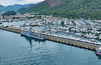 TCG Zıpkın Marmaris'te ziyarete açıldı