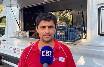 Türk Kızılay Fethiye Şubesi Yangın Bölgesinde Görev Başında
