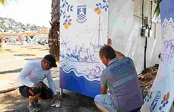 Türkbükü'ndeki halk plajlarında düzenleme çalışmaları tamamlandı