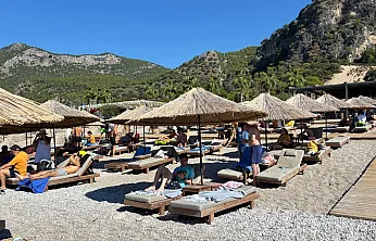 Türkiye sonbaharı yaşarken Fethiye'de yaz devam ediyor