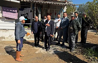 Yakup Otgöz, Dalaman'da su baskınından etkilenen vatandaşları ziyaret etti