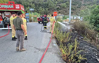 Yanıklar Karaot Plajı Yolunda Elektrik Hattında Patlama