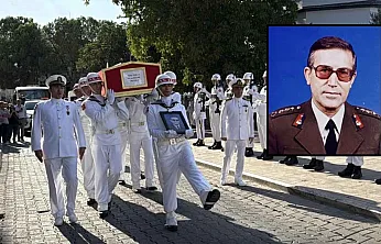 Yargıtay Onursal Daire Başkanı Tokat, Menteşe'de askeri törenle son yolculuğuna uğurlandı