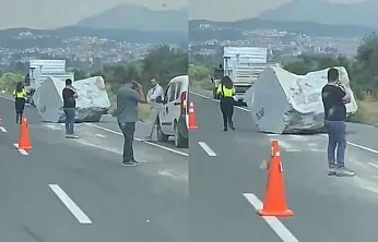 Yatağan-Bodrum Karayolunda facianın eşiğinden dönüldü