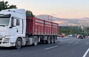 Yatağan'da tıra arkadan çarpan otomobildeki Rus kadın hayatını kaybetti