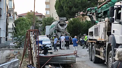 Beton mikserinin altında kalan kadın hayatını kaybetti