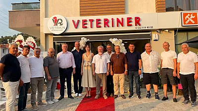 Fethiye'de Vetrain Veteriner Kliniği düzenlenen törenle hizmete açıldı