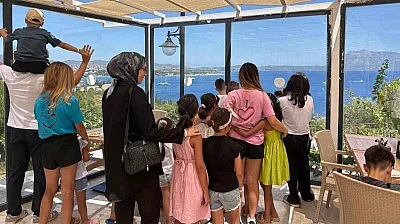 Muğla Sevgi Evleri'nde kalan çocuklar Datça'da ağırlandı