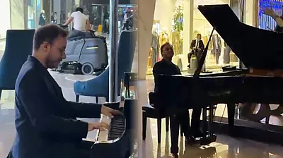 Titanic filmi Antalya'da gerçek oldu: Oteli su bastı, o piyano çalmaya devam etti
