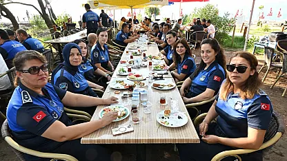 Fethiye zabıtası Zabıta Haftası'nda Akmaz'da buluştu