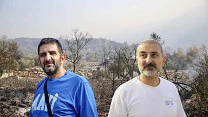 Fethiyeli mahalle sakinleri evlerine kadar yaklaşan orman yangınını anlattı