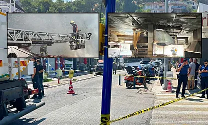 Fethiye Balık Pazarı'ndaki yangın kontrol altına alındı