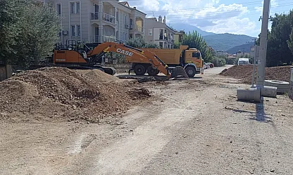 Fethiye'de drenaj çalışmaları sürüyor