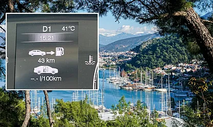 Fethiye'de kavurucu sıcaklık: Termometreler 41 dereceyi gösterdi