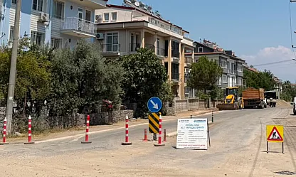 Fethiye Tuzla Mahallesi'nde doğalgaz altyapı çalışması başladı