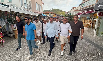 İMEAK Deniz Ticaret Odası seçimleri öncesi İlkay Tugay Göcek'te üyelerle buluştu