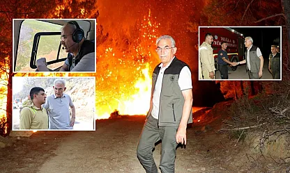 Orman Genel Müdürü Bekir Karacabey Muğla'daki Yangın Bölgesinde İncelemelerde Bulundu