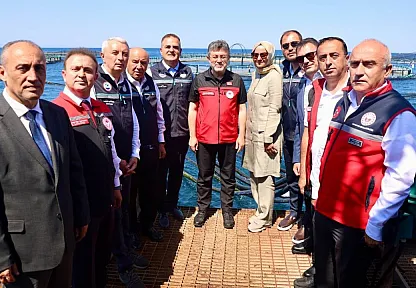 Bakan Yumaklı, Milas'taki su ürünleri tesisinde sektörün hedeflerini açıkladı
