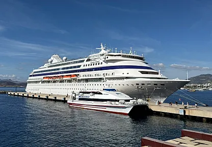 Bodrum'a 'Astoria Grande' kruvaziyeriyle 447 turist geldi
