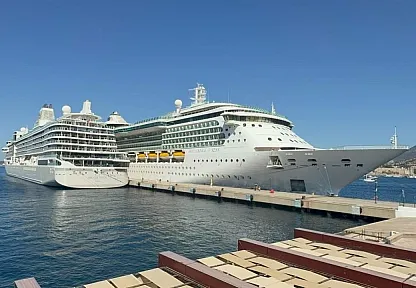 Bodrum'a iki kruvaziyerle 3 bin 319 turist geldi