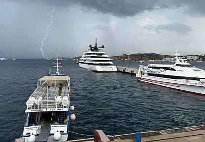 Bodrum'a kruvaziyerle 100 turist geldi