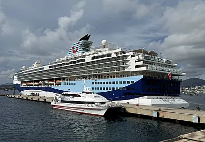 Bodrum'a 'Marella Voyager' kruvaziyeri 1850 turist getirdi