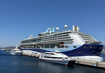Bodrum'a turist akını Deniz yoluyla 1760 turist geldi