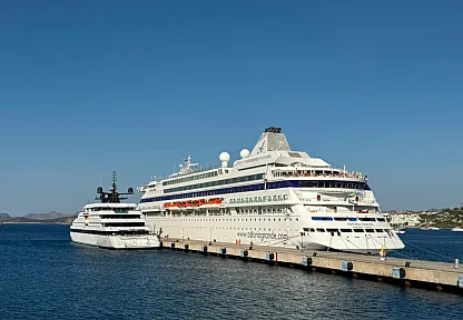 Bodrum Limanı'nda kruvaziyer hareketi