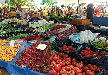 Fethiye Çalış Pazarı'nda Sebze ve Meyve Fiyatları Belli Oldu