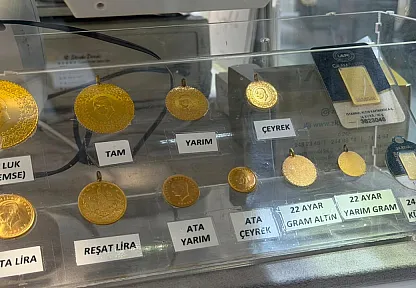 Fethiye'de altın fiyatları: Çeyrek altın 10 bin 650 liradan satışta