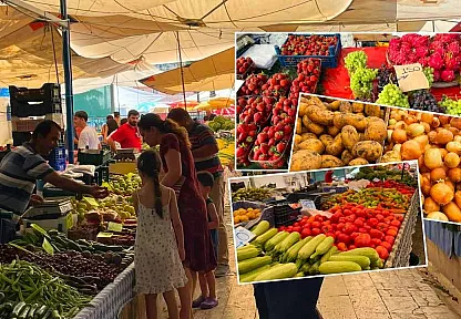 Fethiye Salı Pazarı'nda güncel sebze ve meyve fiyatları