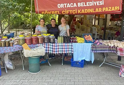 Ortaca'da ilk defa 'Kadın Üretici Pazarı' kuruldu