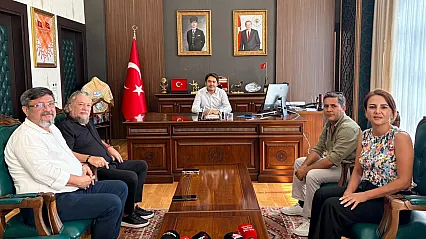 4'lü Masa, Seydikemer Kaymakamı Mustafa Dilekli'yi ziyaret etti