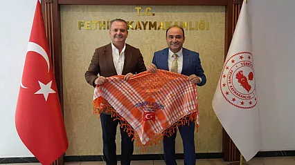 Başkan Akdenizli'den Fethiye Kaymakamı Akkaya'ya 'Seki Güreşleri' daveti