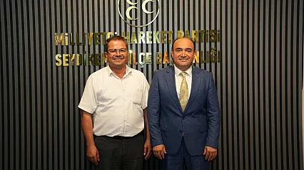Başkan Akdenizli'den MHP Seydikemer İlçe Teşkilatı'na Hayırlı Olsun Ziyareti