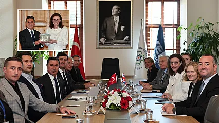 Başkan Aras, Birleşik Krallık Büyükelçisi Jennifer Anderson'ı Ağırladı