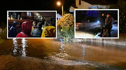 Başkan Karaca ve Kaymakam Akkaya, Fethiye'de su baskınlarından etkilenen bölgede