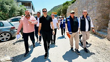 Başkan Mandalinci, saha ziyaretlerini sürdürüyor