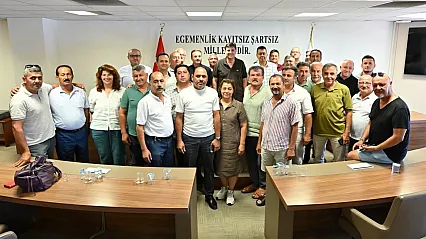 Fethiye Belediye Başkanı Alim Karaca mahalle muhtarlarıyla bir araya geldi