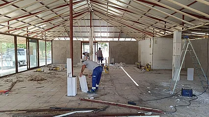 Fethiye'de Karaçulha Halk Evi için çalışmalar sürüyor