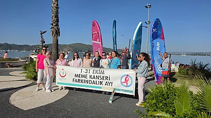 Fethiye'de 'Yaşam İçin Yarış' etkinliğiyle erken tanıya dikkat çekildi