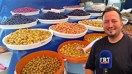 Fethiye'de yerli turistin tercihi 'kırma zeytin'