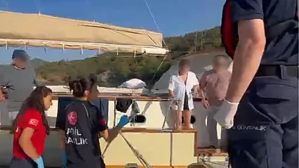 Fethiye ve Dalaman Açıklarında İki Vatandaşa Sahil Güvenlikten Tıbbi Tahliye